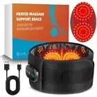 Massage Belt Electric Infrared Heated Vibration Back Massage Lumbar Support Belt