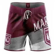 QLD Maroons 2025 NRL Mens Barrel Board Shorts Sizes S-7XL BNWT