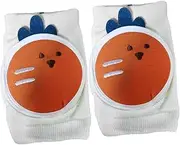 [BESTYASH] 1 Pair Pads Latches Knee Brace Cotton Crib Knee Pads Pendant Necklace Bib Cushions Crawling Mats Saliva Scarf Bib Babyproof Mini Breathable Mats Cot