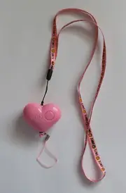 NEW PERSONAL SECURITY ALARM PROTECTION Key Blue / Pink Angel Wing / Heart