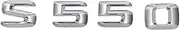 SCPCKZETZN for 220SE W111 W116 W126 W140 W220 W221 W222 S550 Discharge Capacity Refitting Letters Emblem Badge Sticker