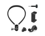 LOYOUTH Magnetic POV Neck Holder Mount Necklace Mount Chest Holder with Phone Clip Vertical Mount & GoPro Adapter Compatible with GoPro