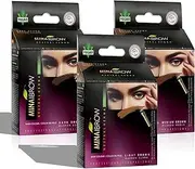 MINA Eyebrow Henna for Eyebrow Color and Tinting kit pack of (pack of 3)