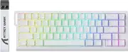 ATTACK SHARK X68 HE 8000Hz Rapid Trigger Keyboard, 0.01 mm RT Accuracy, Wired RGB 60% Gaming Keyboard with Magnetic Switches, Adjustable Actuation, Snap Tap, for PC/Mac (WhiteLine)