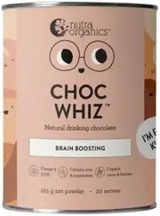 Nutra Organics Choc Whiz 125g