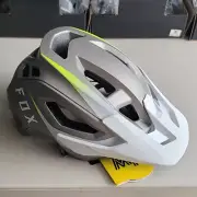 Fox Racing Speedframe PRO Mountain Bike MTB Bicycle Helmet White Silver SMALL S