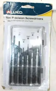 ALLIED 6 PRECISION SCREWDRIVER SET Item #65062 New in Package