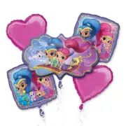 Nickelodeon Shimmer and Shine Balloon Bouquet 5pc