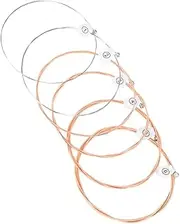 Yardwe 12-string Set Electric Guitar Strings Rust High Carbon Steel for Acoustic Guitar Diy Accessories