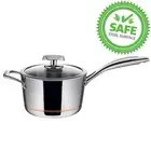 Scanpan - Axis Covered Saucepan 20cm 3Ltr - 5 Layer Stainless Steel with Copper