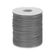 54.6 Yards Hollow Pipe Rubber Cords 2mm Hollow Tube Grey