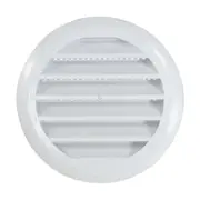 BLA Round Louvre Vent 120mm White
