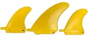 Plastic Wave Ski Thruster Fin Set (3 Fins)