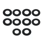 10Pcs Silicone Plumbing Washers for Sink Drain Ensuring Dry & Tidy Toilets