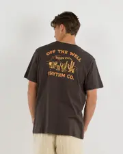 [Rhythm] Rhythm Men's Worn Path T-Shirt in Black Size XL XL Black