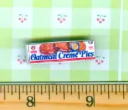 Dollhouse Miniature Size L D Oatmeal Snack Cookies BOX