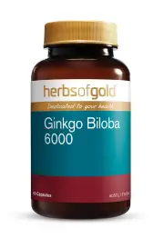 Herbs Of Gold Ginkgo Biloba 6000 | 120 capsules