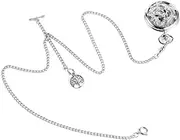 [SUDESMO] Pocket Watch Chain T-bar Chain Albert Chain with Life Tree Pendant