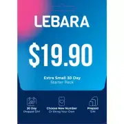 Lebara Australia Prepaid Mobile 4G 5G Nano, Micro SIM Card International Roaming