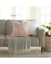 Home Collection Pack of 2 Willow Slub Throw Pillows