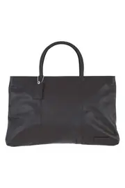 Leather Folio Bag--MAN-A399
