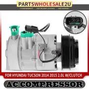 A/C Compressor w/ Clutch for Hyundai Tucson 14-15 L4 2.0L DVE16 Style 977012S601 (for: Hyundai)