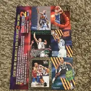 1994-95 NBA Hoops 2 Promo Sheet w/ Jason Kidd Rookie Card Uncut