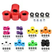 High Grade Skateboard Longboard Wheels 60x45mm 78A with ABEC9 Bearings (4 Pack)