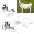 1x 14 L Upgraded Double Head Milking Machine Vacuum Impulse Pump Cow Goat Milker