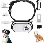 Catcam Pro, Cam Pro 2.0, Cam Pet Action Camera for Cats & Dogs, 1080P HD Waterproof Wearable Camera, Multi-Mount Accessories for Adventures (White,128GB)