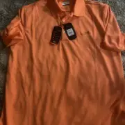 Greg Norman Golf polo Shirt Play Dry Performance Size Medium NWT $59 New