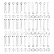 36Pcs Plastic Pool Joint Pins & Pool Rubber Seals for 13Inch-24Inch 28270-28272 Pools Replacement Parts(2.36 Inch) White