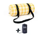 Waterproof Picnic Blanket Picnic Mat Beach Blanket Camping Blanket-Yellow