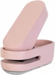 Mini Small Hole Puncher Pink Color 10 Sheet Paper Hole Puncher Capacity Singl...