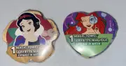 2-Disney Princess Snow White & Little Mermaid MAGIC TOWEL/WASHCLOTHS