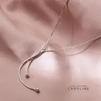 在飛比找ETMall東森購物網優惠-《Caroline》流蘇拼接設計氣質蛇骨圓珠短鍊配飾流行時尚