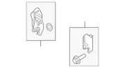 Genuine Ford Folding Seat Lock Striker 9U5Z-9662452-A