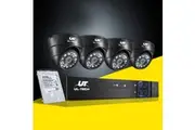 UL-tech CCTV Security System 4CH DVR 4 Cameras 1TB Hard Drive