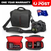 SLR DSLR Lens Camera Bag Shockproof Carry Case For Nikon Canon EOS Panasonic AUS