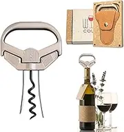 KERHAND 3 in 1 Ah-So Wine Opener & Wine Cork Openers,Ah So Wine Opener for Connoisseurs to Remove The Older and Fragile Wine Corks,Old Wine Corkscrew Wine Bottle Openers(Classic)