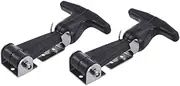LIFKOME 2Pcs Heavy Duty T Handle Hasp Lock for Industrial Use Durable Hood Catch Latch for Machinery Vehicles and Engine Hoods Reliable Elasticity and Vibration