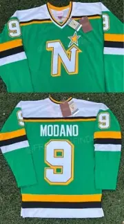 Mitchell & Ness 1989-90 Mike Modano Minnesota North Stars Blue Line Jersey
