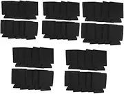 AIMALL 10-50X Blank Beer Can Coolers Sleeves, Soft Insulated Beer Can Cooler Sleeves, Foldable Blank Can Stubby Cooler Holder Sleeve Sublimation Heat Transfer for Soda, Beer & Water Bottles