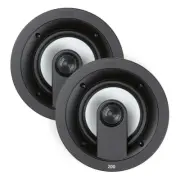Jamo Home Cinema Round High Performance In Ceiling Speaker Pair 201mm IC206FG