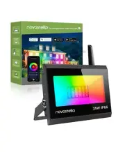 Novostella 25W Smart LED RGB Flood Light WiFi Outdoor Floodlight Voice Control