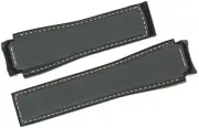 TAG Heuer Carrera grey connected silicone leather watch strap SAR8A80 FT6073