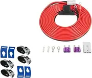 Kings 25A Wiring Kit + Fridge Tie Down Straps - (4 Pack)