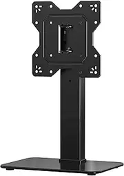 CTA Universal Tabletop Swivel TV Stand for 23-43 Inch TV's with Anti-Slip Glass Base Protection and Heigh Adjustable Mount, Holds up to 88 lbs, VESA Mount