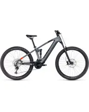 Cube Stereo Hybrid 120 Pro 625 Electric Mountain Bike Flash Grey 'n' Orange