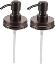 Sosoport 2pcs Mason Jar Lid Sprinkler Can Lotion 304 Stainless Steel